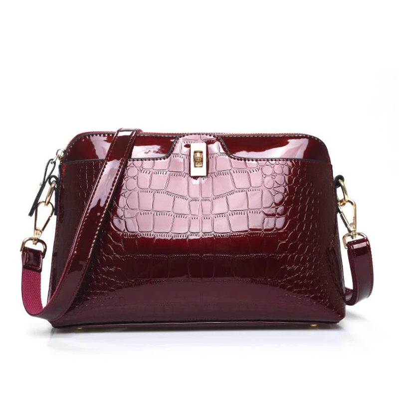 Woman Messenger Bag Alligator Style Shell Bag Luxury Handbags Women Bags Designer Crossbody Bolsa Feminina YM380Z