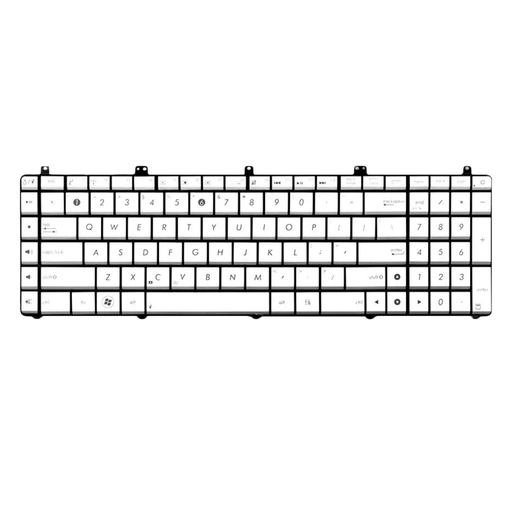 Laptop Keyboard US Layout Keypad for Asus N55 N55S N55SL N55SF N55X N75S N75SF N75SL Series Laptop Replacement Keyboards