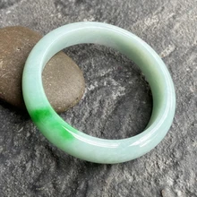  Zheru jewelry Myanmar emerald green two-tone 54-64mm bracelet elegant princess jewelry for mother and girlfriend 