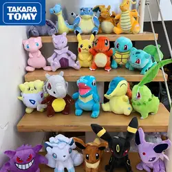 TAKARA TOMY Juguetes De felpa de Pokémon para niños, muñeco de Anime, máquina de garras, muñeco lindo, Pikachu, Stickman, regalo de cumpleaños