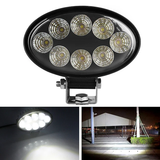 12V 24V 60W Oval LED Work Light Bar Flood Floodlight Fog Lamp 6000K White For Car SUV Truck Tractor Off-Road _ - AliExpress Mobile
