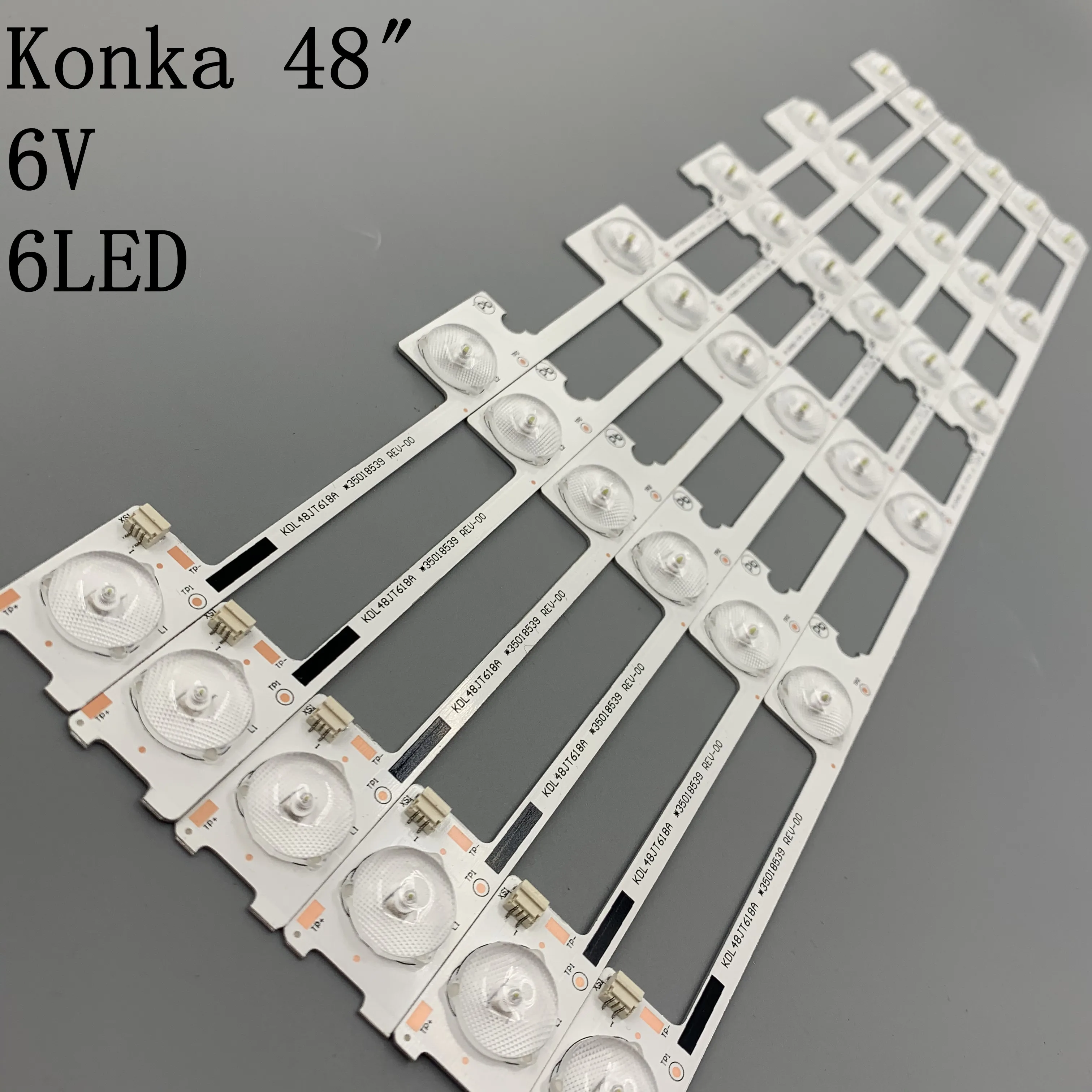 10 шт. x 6 в Светодиодная панель для подсветки телевизора Konka KDL48JT618A KDL48JT618U 258YTK 35018539