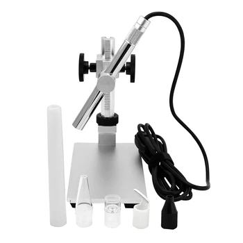 

2MP 8 LED 500X USB microscope digital microscope 2MP USB Digital Microscope Video Camera Repair with new metal stand