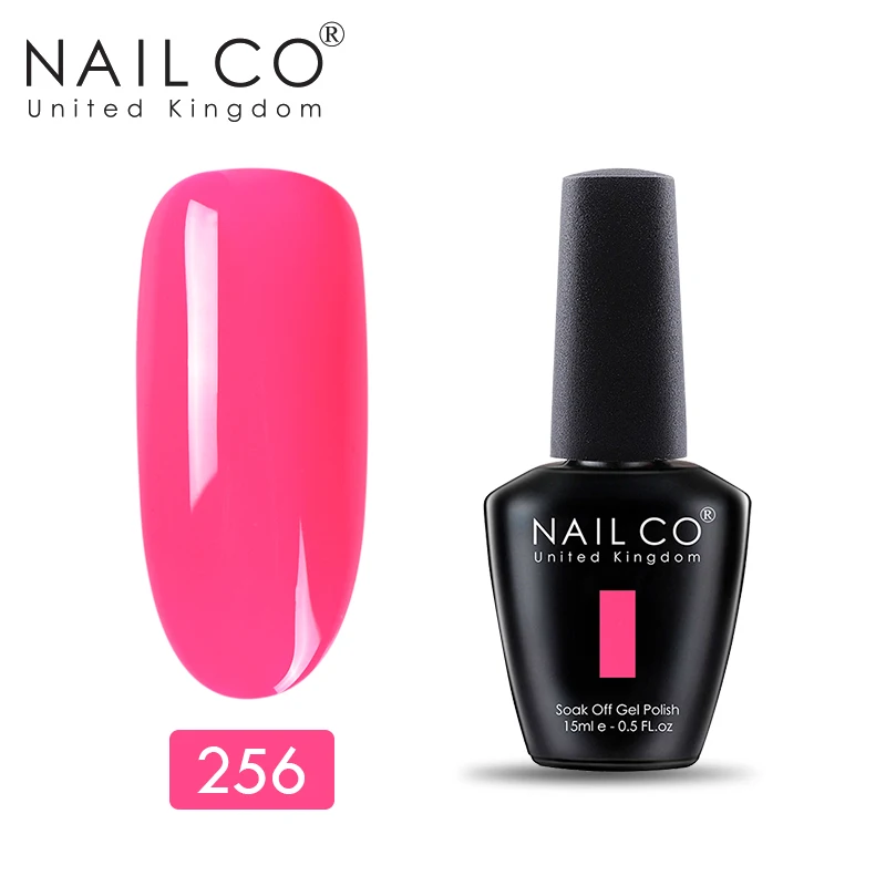 NAILCO Гель-лак набор все для маникюра Полупостоянный Vernis 15 мл УФ-гель для ногтей Hybird Gellak дизайн ногтей маникюр - Цвет: 11256