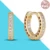 925 Silver Charm Double Hoop Earrings Fit Original Brand Charms Diy Fine Jewelry Women Gift For Fine Earring Making 35