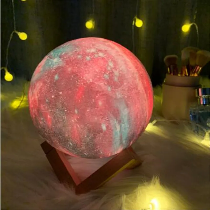 16 Colors Change Usb 3D Print Night Light Galaxy Moon Lamp New Arrival Touch Led Night Light Home Decor Creative Gift Usb 16 Colors Change Usb 3D Print Night Light Galaxy Moon Lamp New Arrival Touch Led Night Light Home Decor Creative Gift Usb