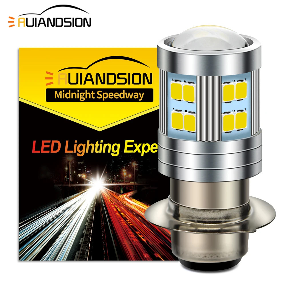 1Pcs2835SMDH6MP15DP26SP36D6V830V12V24VLedBulbMotorbike