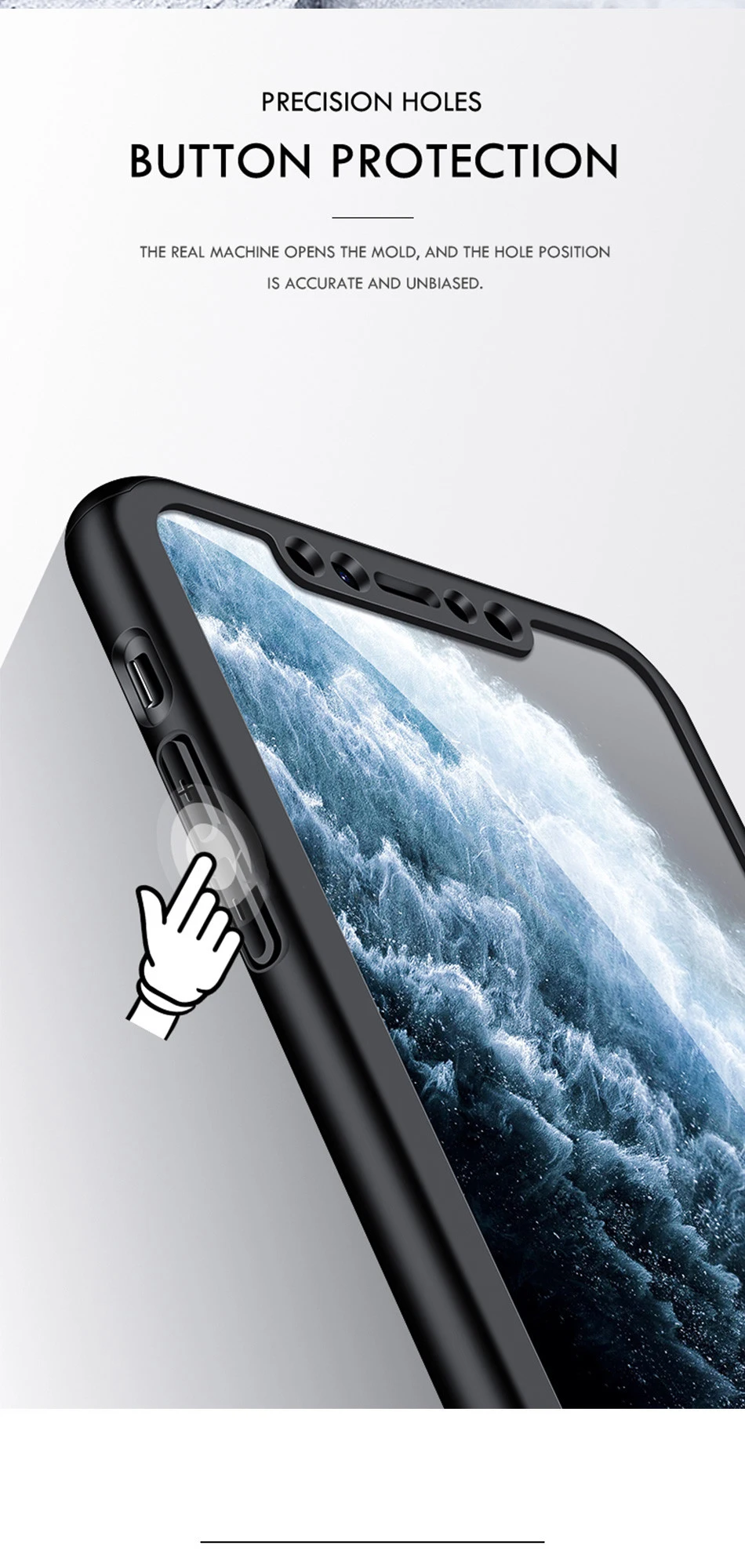 Защитный чехол Lamorniea на 360 градусов для iPhone 11 Pro MAX X XS XR, полный Чехол для ПК чехол для iPhone 6 6S 7 8 Plus 11 Pro Max, чехол