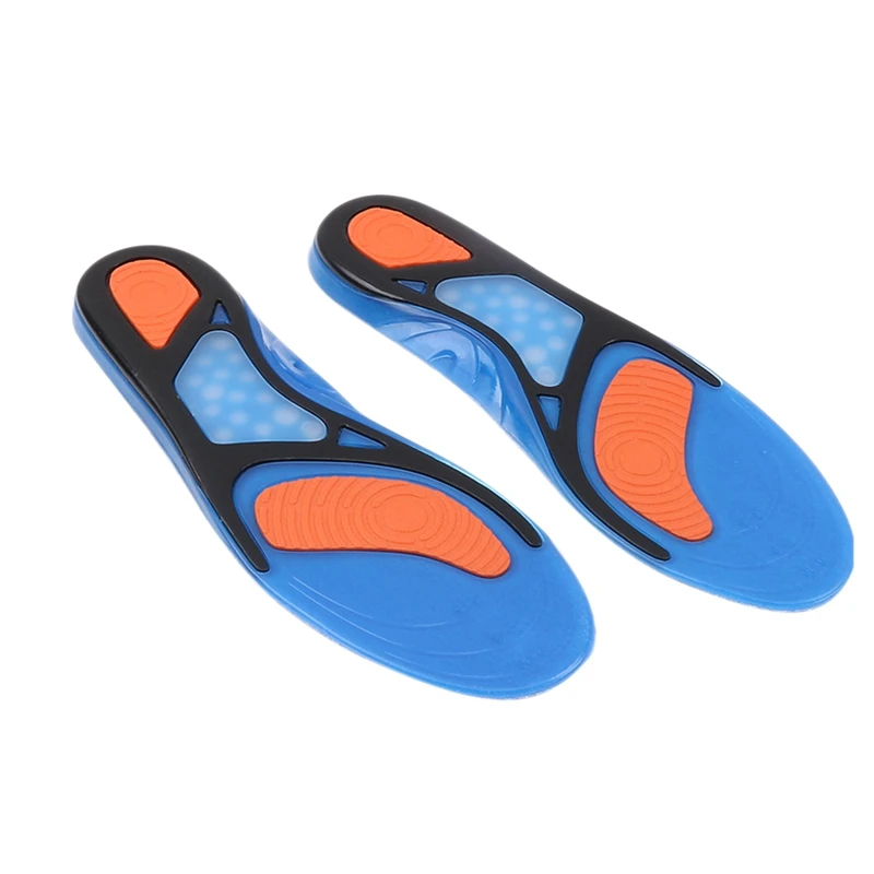 

1 Pair Orthotic Arch Support Massaging Shoes Pads Silicone Anti-Slip Gel Soft Sport Flat Foot Insole Pad for Men Women