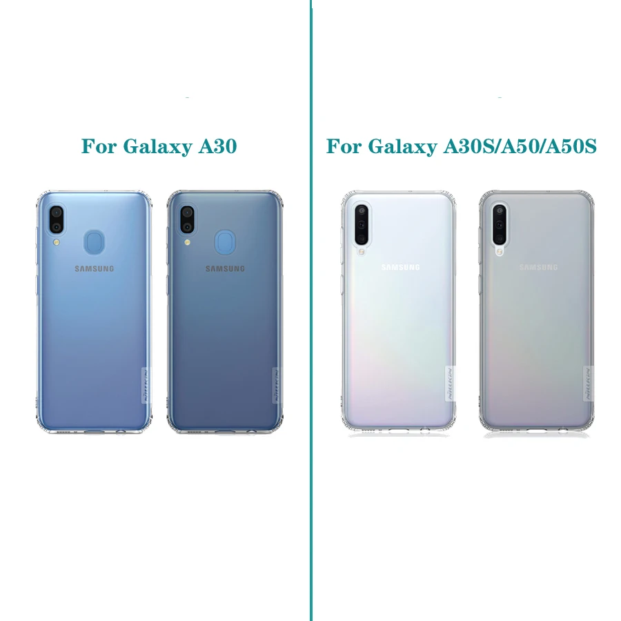 Для samsung Galaxy A50 A50S A30 A30S чехол Nillkin натуральный прозрачный мягкий кремний TPU защитная задняя крышка для samsung A50