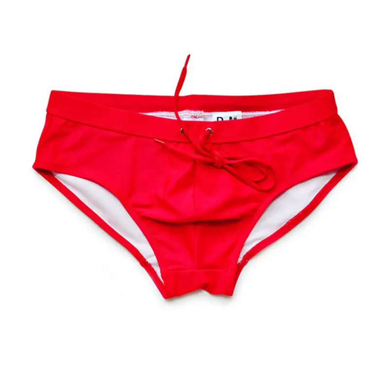 Zipper Dm Fashion Swimsuits Butt Zipper Opening Mens Swim Briefs