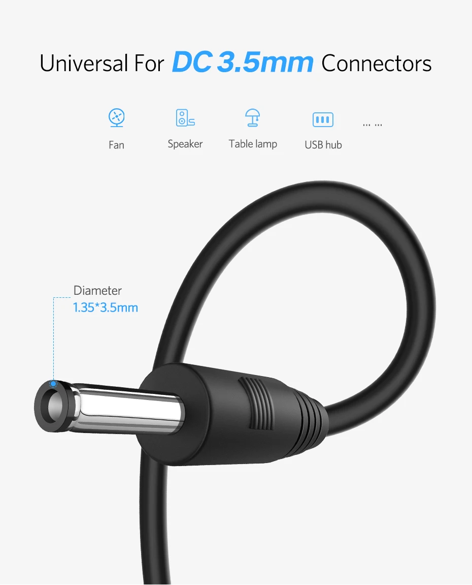 USB to DC 3.5mm Power Cable  (3)