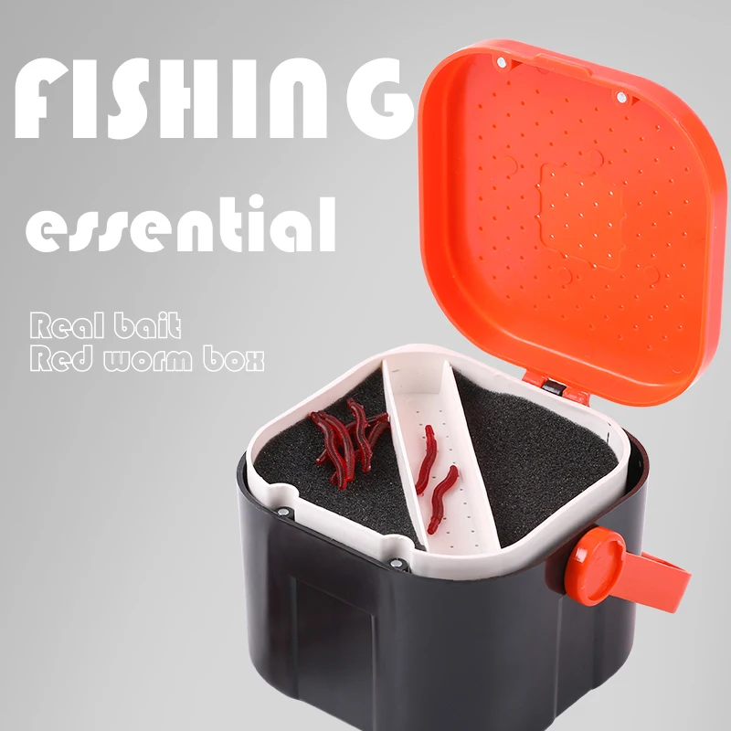 Multifunctional 2 Compartments Live Bait Box Fishing equipment