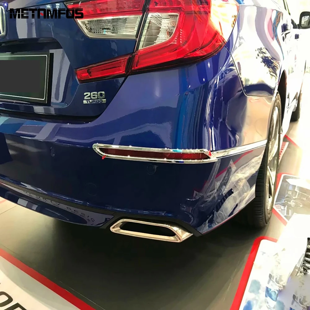 Хромированная лампа заднего противотуманного фонаря для Honda Accord 2018 2019 2020