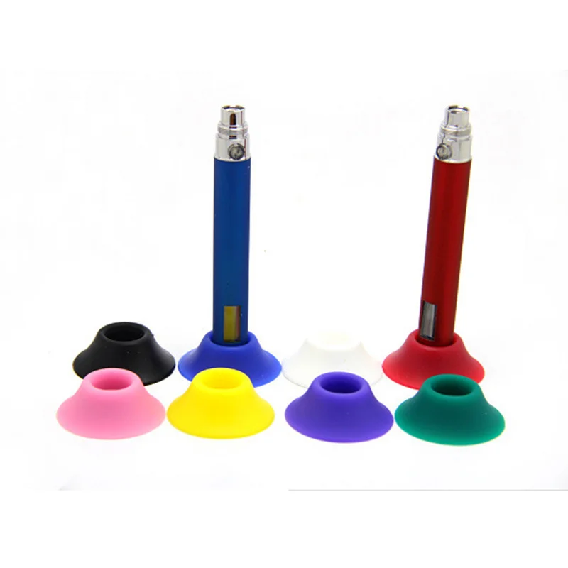 

10pc vape silicagel Holder battery CE4 Atomizer Suction cup Fixed seat RDA Base Deck Display socket E-Cigarette Accessories