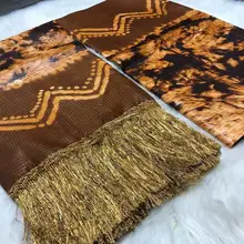 Цена по прейскуранту завода красочные жаккардовые парчи ткань Высокое качество Африканский галстук крашение Базен riche getzenr для вечерние 5+ 2 ярдов/партия