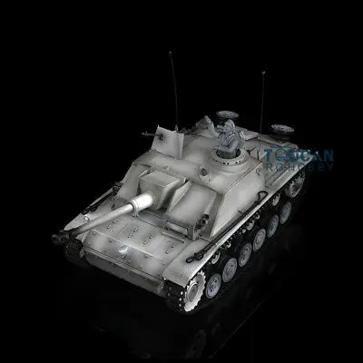 HengLong 1/16 зима снег Немецкий Stug III RC RTR Танк 3868 металлические гусеницы колеса TH00051