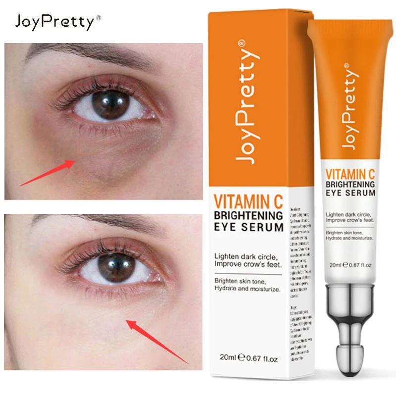 Vitamin C Remove Dark Circles Eye Serum Eye Bags Lift Firm Brightening Eye Cream Hyaluronic Acid