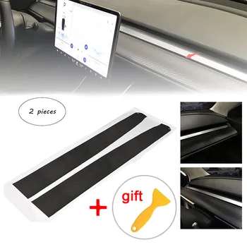 

Kit Dashboard sticker Set For Tesla Model3 Decal Protector Decor Parts Car