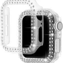 Diamond Bumper Protective Case for Apple Watch Cover Series 6 SE 5 4 3 2 1 38MM 42MM