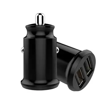 

Dual USB Mini Car Charger 3.1A Travel Fast Charging Adapter for Phones Tablets