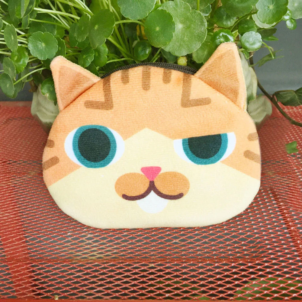 3D принт с животными, Женский кошелек с милым принтом кошки, плюшевый Кошелек для монет, кошелек для мелочи, сумка, женский кошелек, billetera hombre# ZA