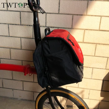 TWTOPSE British Flag S coperchio del coperchio della borsa per bici pieghevole Brompton bicicletta coperchi superiori sostituibili in Nylon accessori per biciclette da ciclismo