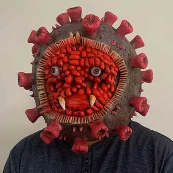 

Halloween Headgear Horror Latex Mask Costume Party Scary Face Mask Masquerade Decoration Horrifying Cosplay Props
