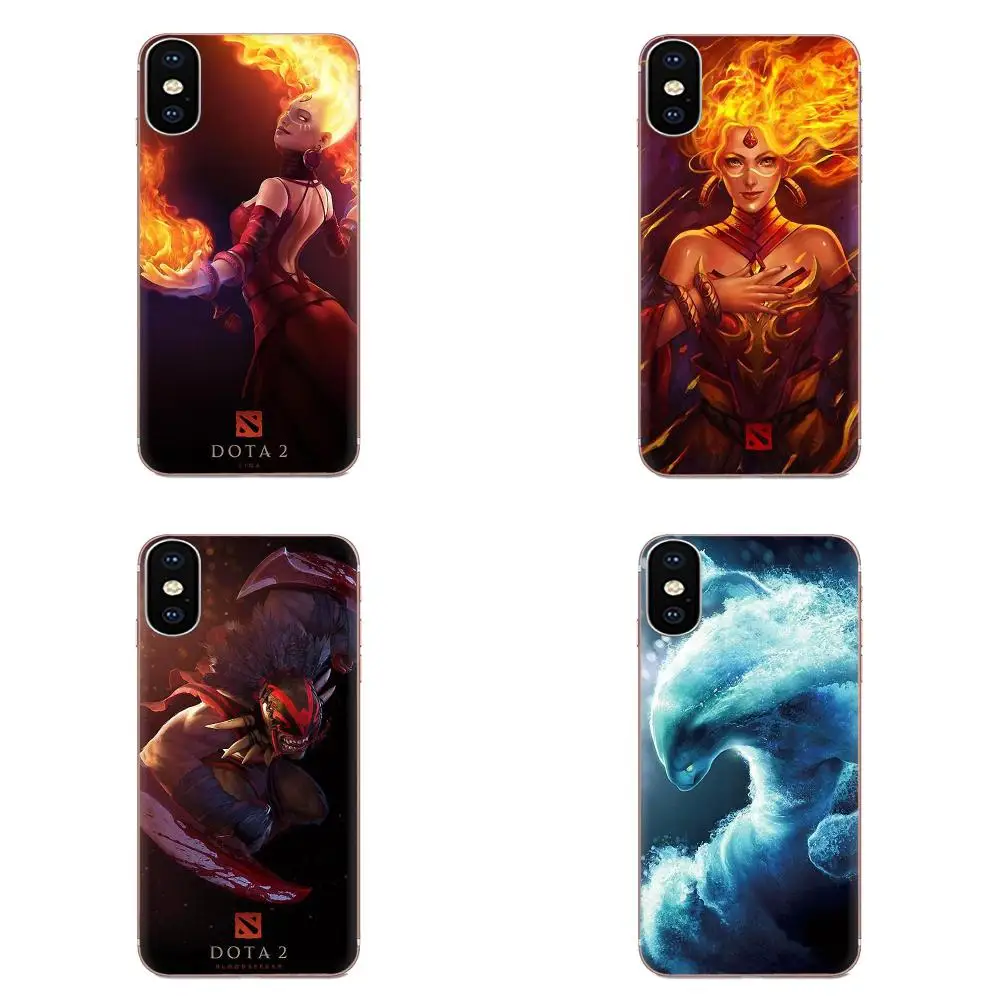 For Huawei Honor 4C 5A 5C 5X 6 6A 6X 7 7A 7C 7X 8 8C 8S 9 10 10i 20 20i Lite Pro Soft TPU Cute Case Dota 2 Heros | Мобильные