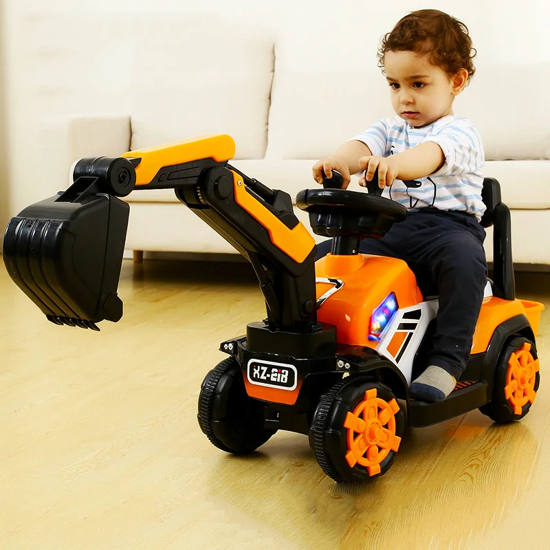 Детские четырехколесные экскаваторы тракторы Rideable Игрушки для мальчиков строительная техника для детей на открытом воздухе внедорожный а... Детские четырехколесные экскаваторы тракторы Rideable Игрушки для мальчиков строительная техника для детей на открытом воздухе внедорожный а...