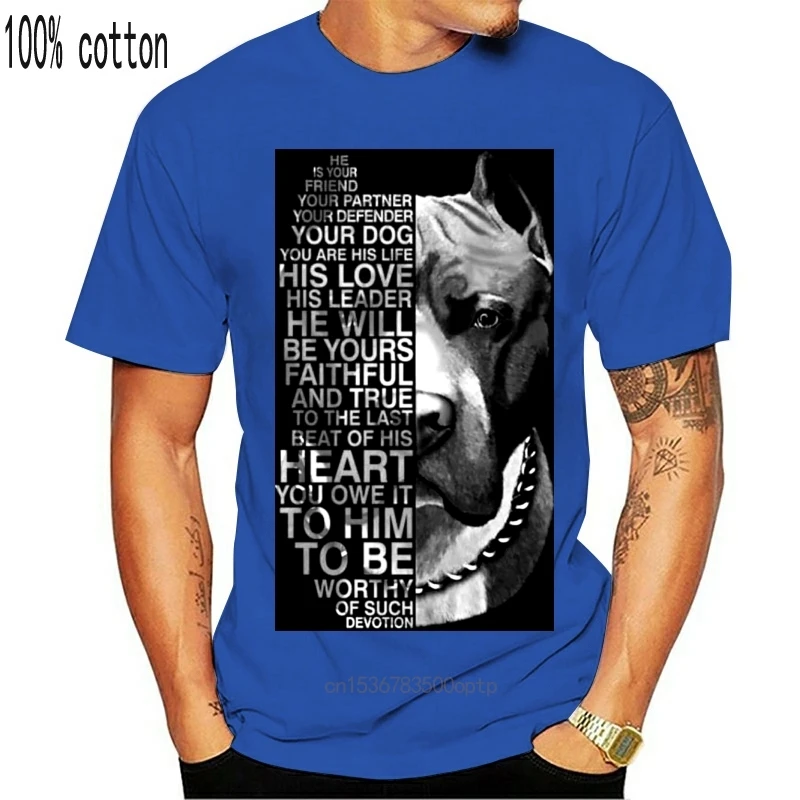 Pitbull He Is Your Friend You Partner Defender черная Хлопковая мужская рубашка унисекс крутая