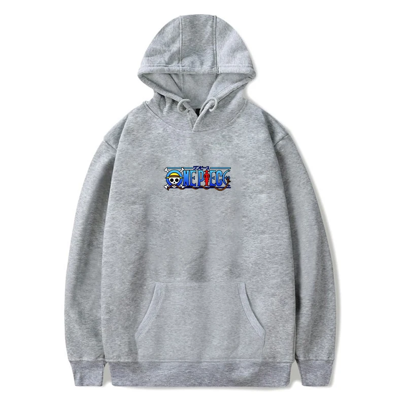 Hoodies 21 Модные детские толстовки с капюшоном, серые топы, пальто, хлопковая толстовка с капюшоном для мальчиков, толстовка с рисунком Луффи, новая школьная одежда для девочек-подростков - Цвет: Hoodies 21