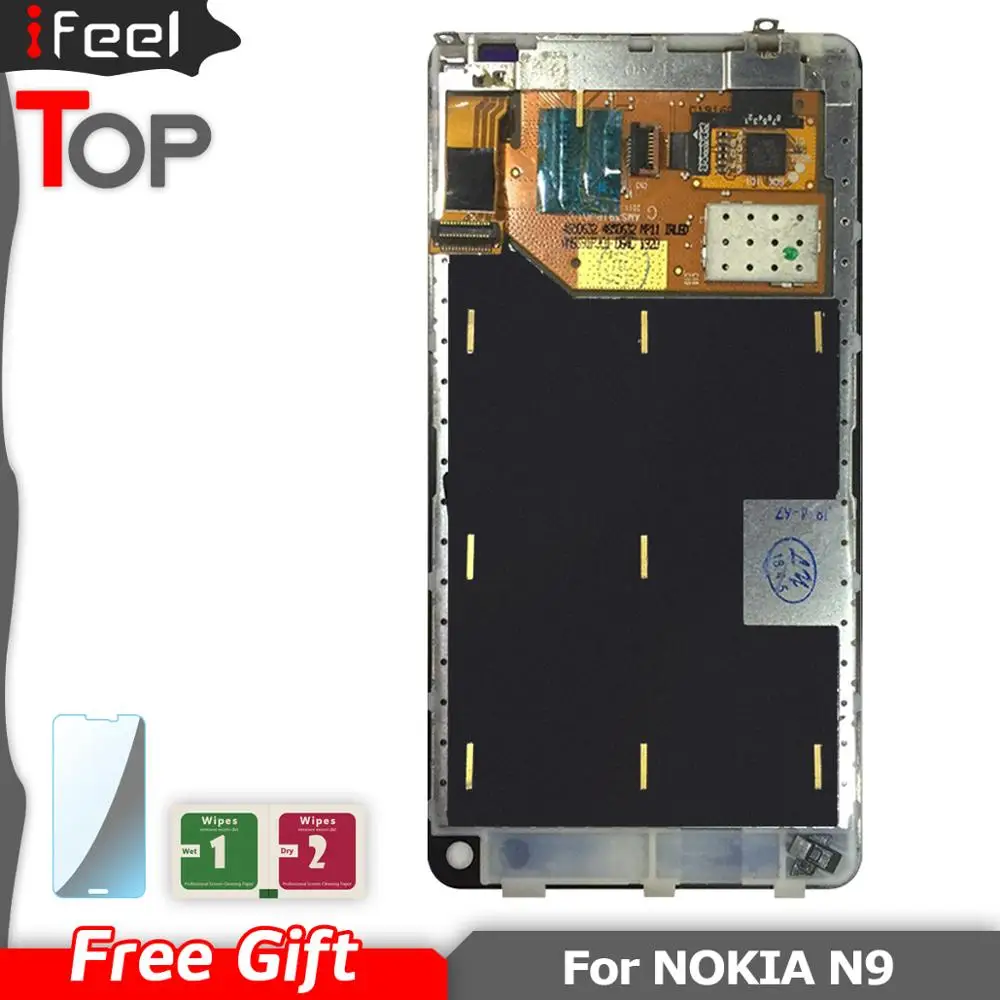 ЖК-дисплей AAA для Nokia N9 сенсорный экран дигитайзер стекло в сборе запасные части