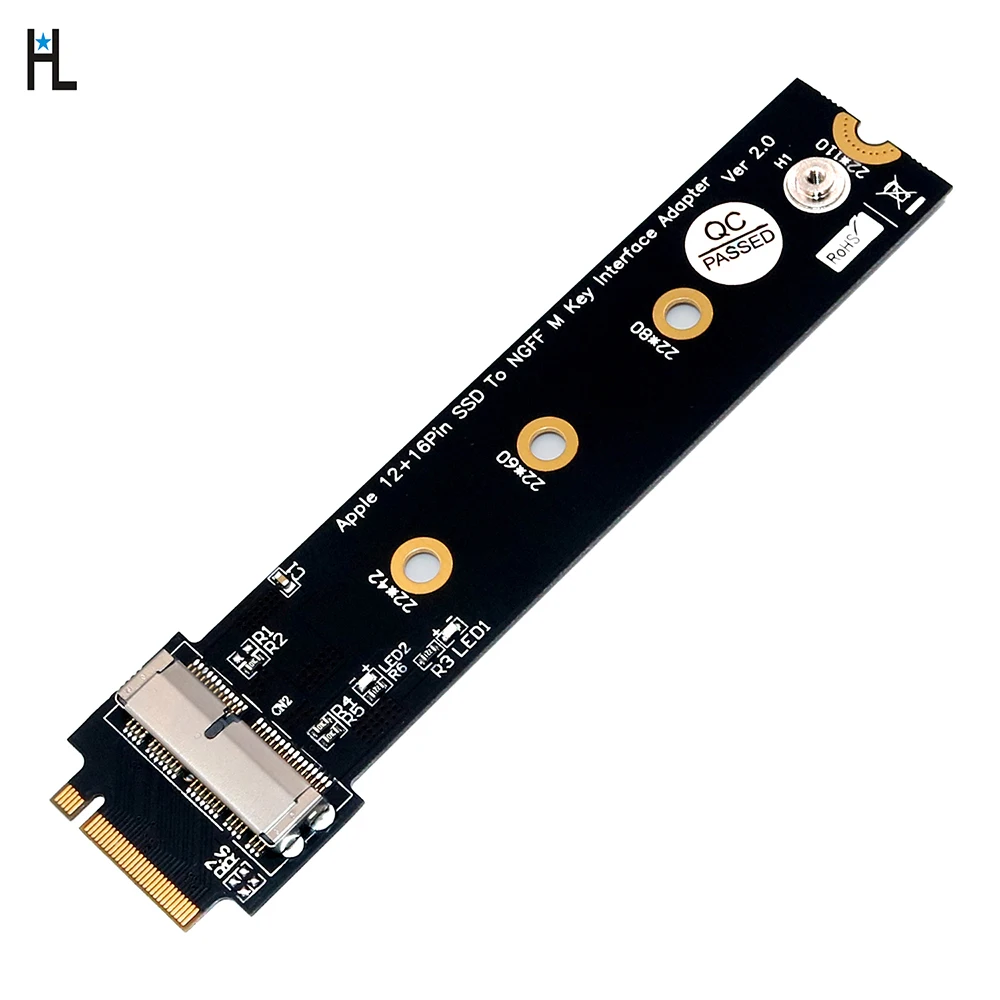 

PCIe SSD to M.2 Key M Adapter Card for 2013 2014 2015 2016 2017 MacBook Air Pro Retina Hard Drive Converter to NGFF M2