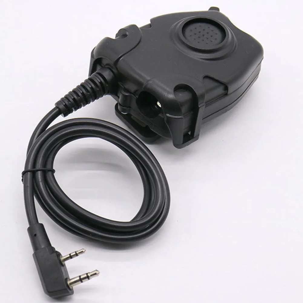 Профессиональный Peltor Тип Z112 гарнитура адаптер для Kenwood радио кнопка переключатель 2 Pin Аксессуары для внутреннего телефона кнопкой для принятия вызова прочный