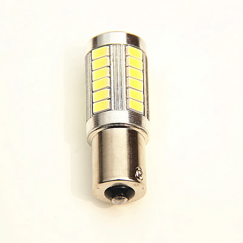 

100 PCS 1156 BA15S 1167 BA15D P21W 5730/5630 33SMD LED Bulb With Len Car Tail Brake Lamp Auto Reverse Lamp