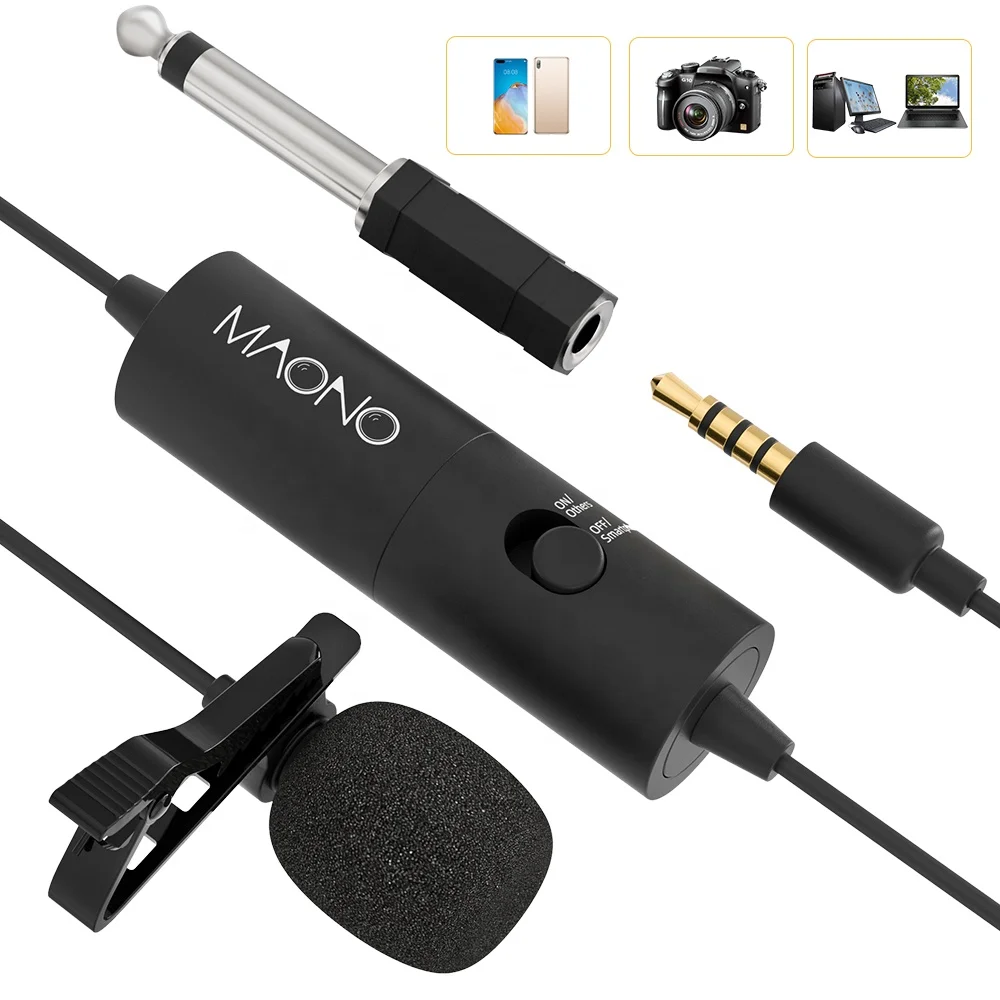 

High Quality For PC Laptop Computer With 6m Cable Iapel Lavalier Microphone