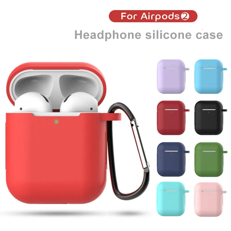 Чехол для наушников IKSNAIL Apple AirPods1 2 силиконовый чехол беспроводных Bluetooth Air Pods