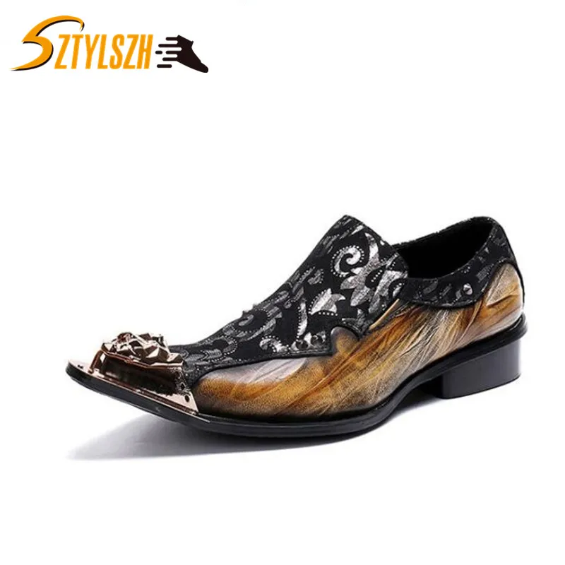 

Men Handmade Retro Shoe Fashion Luxury Formal Party Wedding Male Dress Shoe Genuine Leather Men Oxford Zapatos de cuero