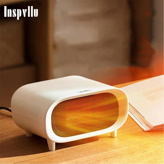 600W/300W Portable Electric Space Heater Safe and Quiet Ceramic Heater Fan  Heat Up 50 Square