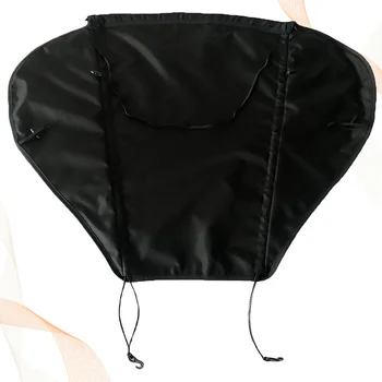 

1Pc Stroller Shading Cover UV Protetcive Cloth Multi-use Sunshading Cover Baby Nursing Accessory (Black)