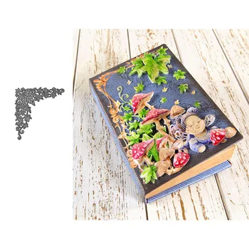 

JC Leaves Corner Vine Decoration Metal Cutting Dies DIY Handmade Scrapbooking Die Cut Shape Stencil Craft Mold Mould Model Decor