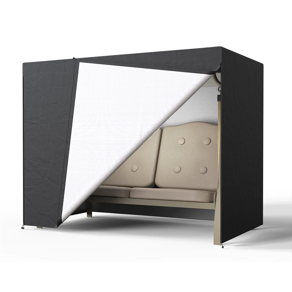 Водонепроницаемый чехол для внутреннего дворика сиденье садовой качели черный