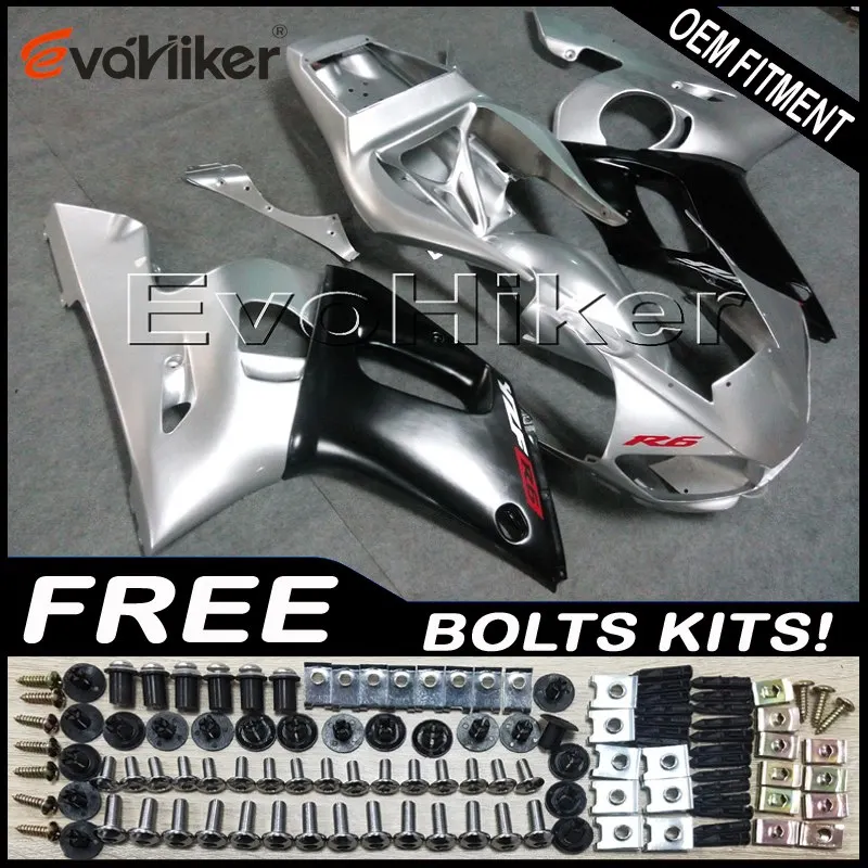 H Заказной обтекатель для YZF-R6 1998-2002 ABS пластиковый корпус мотоцикла литьевая форма синий+ подарки - Цвет: H