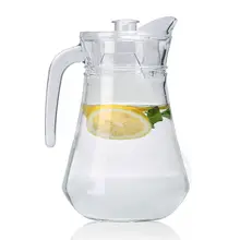 Холодный чайник стеклянный термостойкий охлаждающий холодный белый стакан воды галстук горшок взрывозащищенный большой емкости прозрачный соковыжималка