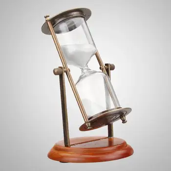 

15min Retro Hourglass Sand Timer For Kitchen School Modern Wooden Hour Glass Sandglass Sand Clock Tea Timer Home Decoration Gift
