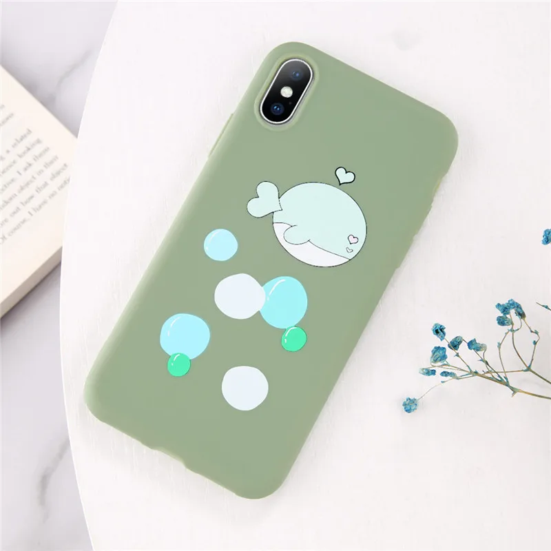 T6 Lovebay чехол для телефона для iPhone 11 6 6 S 7 8 Plus X XR XS 11Pro Max милый мультяшный буквенный олень смайлик Мягкий ТПУ чехол для iPhone - Цвет: T6