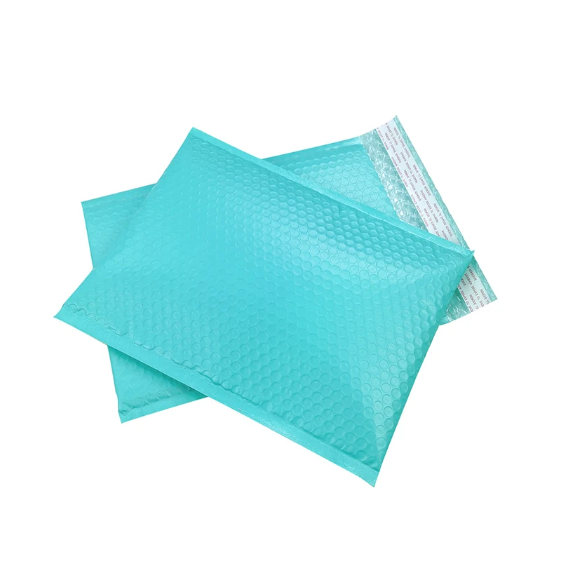 50 Uds colorido de sobres acolchados de burbujas para correo auto sello sobre azul sobre de la burbuja impermeable Envío de bolsas de correo