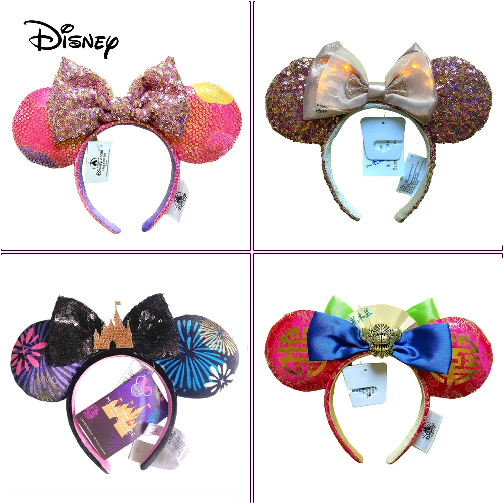 New Disney Parks Minnie Mouse Ears Headband Festival Costume Party Cosplay 