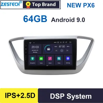 

Android 9.0 IPS 2.5D 9" GPS Radio Car DVD Player for Hyundai Verna Solaris 2016-2017 Car Head Unit Car GPS DVD Multimedia 4+64GB